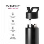 Simple Modern Kids Summit Water Bottle with Straw Lid | 14oz Stainless Steel Cup Insulated Tumbler for Toddlers, School | Confetti