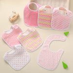 lazyrhino Pack of 7,Baby Bibs,Unisex,Soft and Absorbent,Adjustable,Easy to Use (multi02)