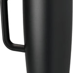 Owala FreeSip Tumbler Insulated Stainless Steel Water Bottle with Built-in Straw and Side Handle, For Travel, Work, School, and Sports, 40oz, BPA Free, Leak Proof, Black Cherry