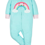 Gerber Baby Girls 4 Pack Sleep 'N Play Footie Cloudy Preemie