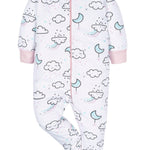 Gerber Baby Girls 4 Pack Sleep 'N Play Footie Cloudy Preemie