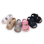 RVROVIC Baby Boys Girls Sandals Premium Infant Summer Outdoor Shoes PU Lightweight Soft Anti-Slip Sole Toddler Prewalker(6-12 Months Infant,A1-Khaki)