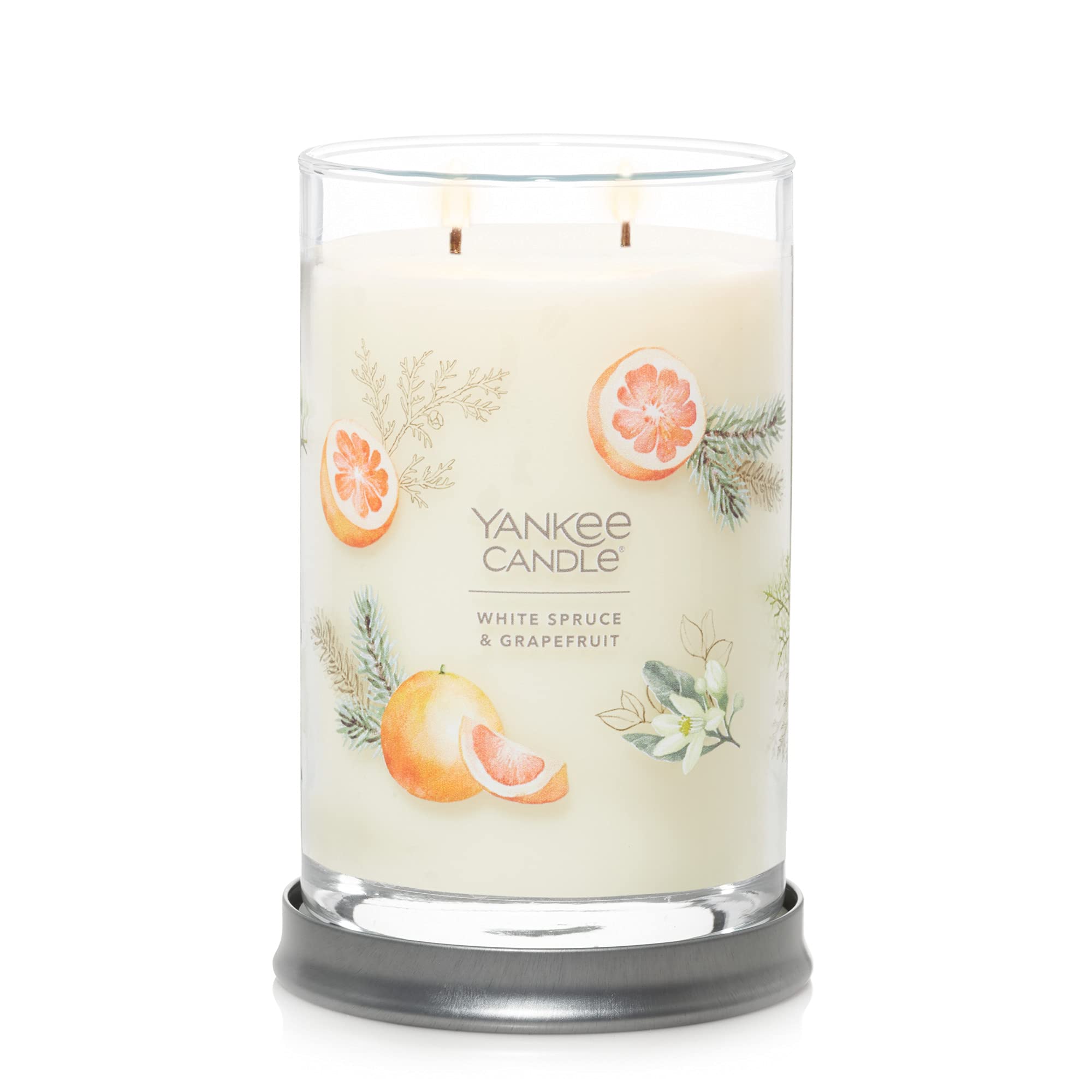 Yankee Candle Sage & Citrus Scented, Classic 22oz Large Jar Single Wick Candle, Over 110 Hours of Burn Time, Ideal for Home Decor and Gifts