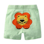 Monvecle Baby Boy 5pcs Pack Newborn to Toddler Summer Cotton Cartoon Shorts Gift Set 3M