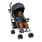 Summer Infant Ingenuity 3Dlite Convenience Stroller, Gray–Lightweight Stroller with Aluminum Frame, Large Seat Area, 4 Position Recline, Extra Large Storage Basket – Infant Stroller for Travel & More