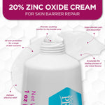 MED PRIDE High-Potency 20% Zinc Oxide Ointment 1oz - Diaper Rush Skin Protectant Zinc Cream- Wound Healing Zinc Oxide Paste For Kids & Adults- Barrier Repair Remedy For Chaffing, Rash, Cuts, Scrapes