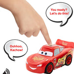 Mattel Disney and Pixar Cars Track Talkers Toy Vehicles, Lightning McQueen Talking Car, 5.5-inch Character Collectible