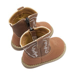 BMCiTYBM Baby Cowboy Cowgirl Boys Girls Western Boots Brown Size 6 Toddler