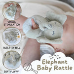 Elephany Baby Shower Gifts – Gender-Neutral Baby Gift Basket for Newborn Girls and Boys – Newborn Baby Essentials Gift Basket with Blanket, Towel, Rattle Toy, Socks – Cute Newborn Baby Gifts