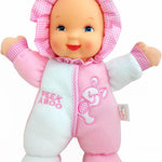 Baby's First Goldberger 11" Soft & Snuggle Bunny Doll - Baby's 1st Doll, Machine Washable, Safe for Children & Infant, Ages 0 Months & Up