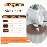 TsQiiane Newbron Baby Boys Girls Retro Sneakers Pu Leather Rubber Sole Walking Shoes Toddler Non-slip First Walkers Infant Slippers Crib Shoes(6193/green 1)