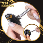 MAGICYOYO N11 Metal Professional Yoyo for Adults, Dual Purpose Unresponsive Yo yo for Stringk Trick, Responsive Yoyo for Kids 8-12 with 12 Yo-yo Strings, Responsive Bearing Kit (Black Golden)