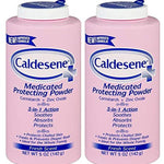 Caldesene Medicated Protecting Body Powder with Zinc Oxide and Cornstarch, Talc Free, 5 Oz