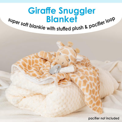 KIDS PREFERRED Carter's Baby Blanket Unisex Loveys for Babies Essentials, Newborn Boys and Girls Security Blankets with Soft Minky Fabric, Snuggle Toy Plush Stuffed Animal - Giraffe