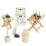 Le Toy Van - Wooden Daisylane Laundry Room Accessories Play Set for Dolls Houses | Girls or Boys Furniture Sets - Suitable for Ages 3+