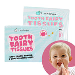 Baby Tooth Wipes - Oral Care Gum & Teeth Wipes for Teething Relief & Cleaning Infants & Toddlers - Xylitol Baby Wipes for Ages 0-36 Months (Apple Flavor, 100 Count)