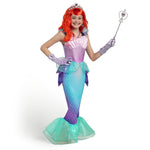 Spooktacular Creations Halloween Mermaid Costume for Girls, Purple Little Mermaid Dress, Princess Dress Up for Girls 4-6 Toddler Pretend RolePlay, Themed Party (3T, 3-4 yrs)