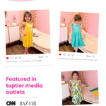 PATPAT Toddler Girl Floral Skater Multipack Dresses 2/3 Pack Spring Polka Dots Short Sleeve Priness A-line Dress