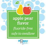 Dr. Brown's Fluoride-Free Baby Toothpaste, Apple Pear, 3-Pack