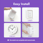 Extra Large Outlet Cover Box – Doorbell Transformer Cover & Large Outlet Cover for Bulky Plugs, Outlet Covers Baby Proofing, Childproof Electrical Outlet Box for Power Bricks & Adapters