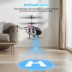 SIMREX RC Helicopter,Remote Control Helicopter Toy for Kids & Beginners, Altitude Hold, 2 Speeds,2 Batteries, Gift for Kids Boys Girls