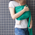 Vlokup Baby Water Ring Sling Carrier | Lightweight Breathable Mesh Baby Wrap for Infant, Newborn, Kids and Toddlers | Perfect for Summer, Swimming, Pool, Beach | Great for Dad Too Green