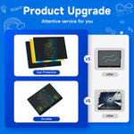 16 Inch Large LCD Writing Tablet for Kids, Colorful Reusable Electronic Doodle Board with Stylus, Educational Drawing Pad for Math Practice & Learning, Travel Essential Toys for Boys Girls (Blue)
