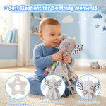 Giftissimo 28 Piece Baby Shower Gifts for Boys, Baby Essentials for Newborn, Large Baby Boy Gift Basket, Gender Reveal Gifts, Baby Registry Search, Diaper Caddy Organizer (Blue)
