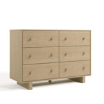 Storkcraft Texas 6 Drawer Dresser (Driftwood) – GREENGUARD Gold Certified Baby Dresser, Interlocking Drawer System for Nursery & Kids’ Bedroom, Brown Chest for Kids Bedroom, Nursery Storage