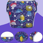 ALVABABY Large Cloth Swim Diaper 3pcs Baby/Toddler/Infant Snap Reusable Adjustable Swimming Diaper Baby Boy and Girl 3ZSWY64A