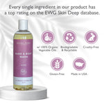 SoCal Suds & Company - 12oz Thick Organic Castile Soap Liquid Rose, Hand & Body Wash for Men & Women, Made w/Organic Oils & Coconut Oil, Perfect Bath Essentials, Gentle Soap for All Skin Types