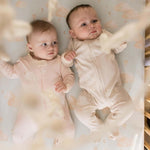 Burt's Bees Baby Baby Girls Pajamas, Zip Front Non-Slip Footed Sleeper Pjs, 100% Organic Cotton