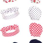 Hudson Baby baby-girls Cotton Headband and Scratch Mitten Set