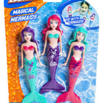 Fun Stuff Banzai Spring and Summer 3 Piece Magical Mermaid Dolls, in Assorted Colors
