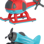 Aurora® Toys Versatile Wheatley™ Plane & Helicopter Toys - Imaginative Play - Unplugged Play - Blue 10 Inches