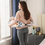 BATTOP Nursing Pillow for Breastfeeding with Removable Cover, Feeding Pillow for More Support for Mom, Adjustable Waist Strap Breastfeeding Pillow, Bottle-Feeding