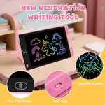 Glochin 4 Pack LCD Writing Tablet for Kids, Erasable and Reusable Toddler Doodle Board in 8.5 inch, Ideal Educational Drawing Pad for Learning Toy for Ages 3-8 Gifts for Girls Boys