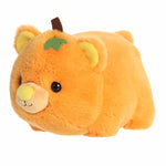 Aurora® Spooky Spudsters™ Patty Pumpkin Bear™ Stuffed Animal - Round Shape Makes for Comforting Cuddles - Perfect for Halloween Decorations and Gifts - Orange 11 Inches