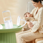 Nasal Aspirator for Baby, Baby Nose Sucker, Booger Sucker with Hand Pump and Non-Invasive Tip to Clear Clogged Passages and Boogers (Translucent White, Standard)