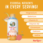 MaryRuth's Kids Liquid Nighttime Multimineral with Lutein and Magnesium | Bone Health | Immune Function | Bedtime Supplement | Kids Vitamins | Vegan | Sugar Free | 30-180 Servings | 15.22 fl oz