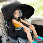 Baby Trend Cover Me 4 in 1 Adjustable Infant Toddler Convertible Car Seat with 2 Cup Holders and Removable Canopy for Sun Protection, Modern Khaki