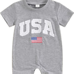 FYBITBO Infant Baby Boy Girl Clothing Santa Long Sleeve Jumpsuit Romper Newborn First Christmas Outfit One Piece Clothes