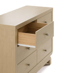 Storkcraft Santorini 6 Drawer Double Dresser (Driftwood) - GREENGUARD Gold Certified, Interlocking Drawer System, Dresser Drawer Organizer for Kids Bedroom