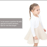 Lilax Baby Girls' Knit Long Sleeve Button Closure Bolero Cardigan Shrug 3-6 Months White