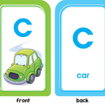 School Zone Alphabet Match Flash Cards: 56 Cards, Preschool, Kindergarten, ABC's, Letters, Matching, Beginning Sounds, Letter-Picture Recognition, Ages 4+