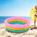 Children Swimming Pool, Baby Basin Pool, Soft Basin Pool, Bright Color Swimming Pool Accompany for Kids Children Playing Fun (S)