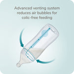 NUK Smooth Flow Pro Baby Bottle Replacement Nipples, Silicone, Anti-Colic, Leak-Proof, Pack of 2