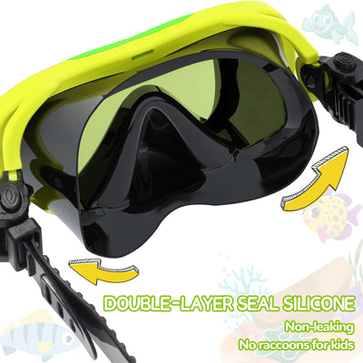 Water Space 2 Packs Swim Goggles Swimming Goggles for Kids 4-7 6-14 8-12, Youth Girls Boys Mirrored Goggles Anti-fog Waterproof Panoramic View Anti-fog Clear Wide Vision UV Protection Toddler goggles