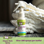 Boogie Diaper Rash Cream Spray for Baby, Travel Friendly No-Rub Touch Free Application for Sensitive Skin, Over 200 Sprays per Bottle, 1.7 oz (Pack of 1)