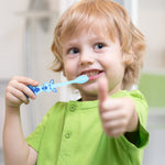 Lauwell 12-Piece Toddler Toothbrush Pack - Kids Toothbrushes with Covers, Suction Cup, Soft Bristles, Animal Design for Sensitive Teeth